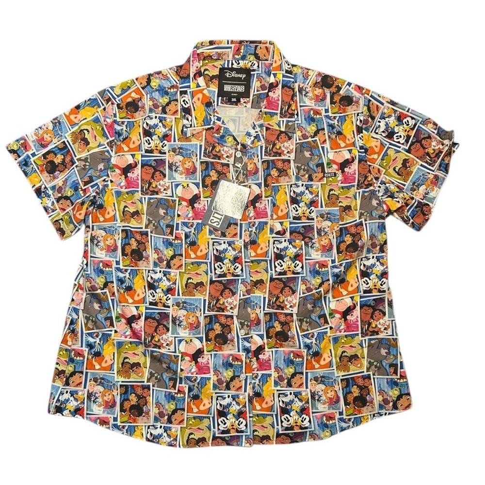 NWT Rsvlts Disney 100 Limited Edition Say Cheese Kunuflex Shirt Womens Size 3XL